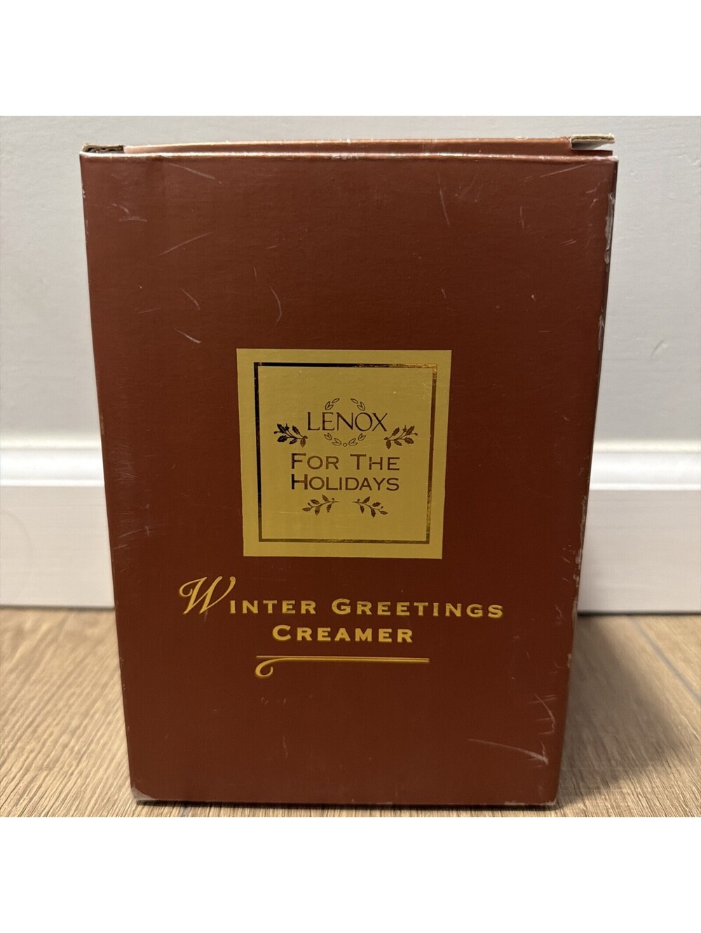 Rare Lenox Winter Greetings Creamer by Catherine McClung